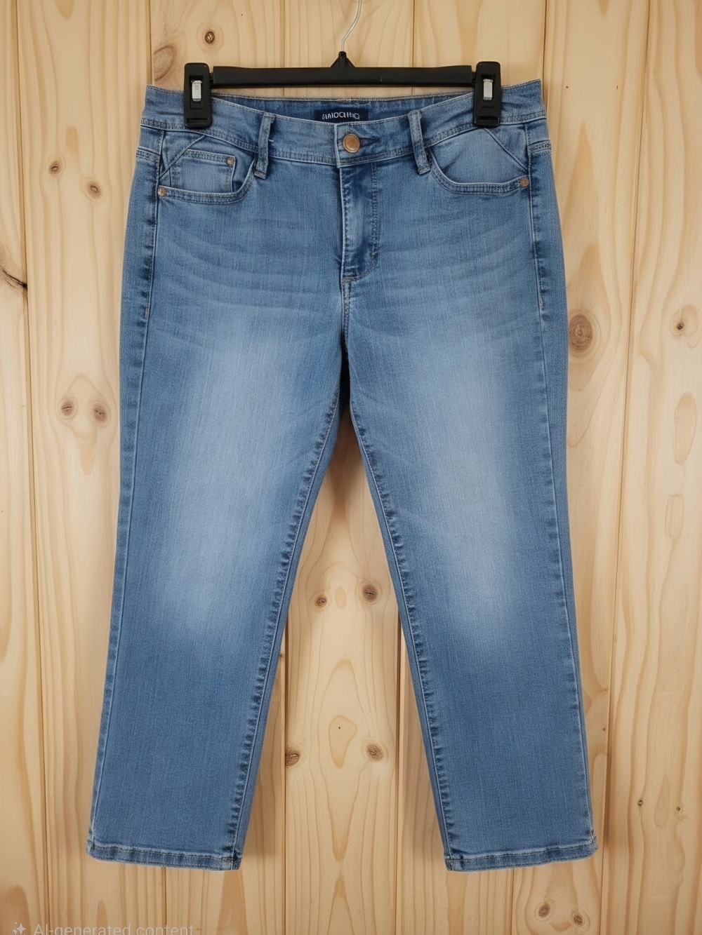 Bandolino Light Blue Cropped Straight Jeans
